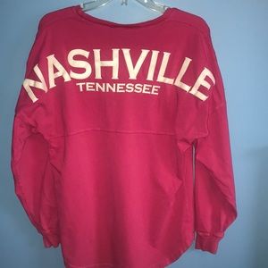 Oversized Pink Long sleeve shirt